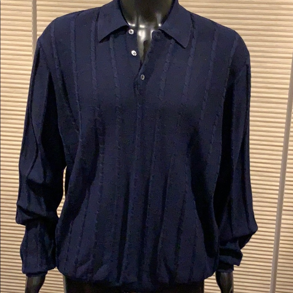 GRANT THOMAS light weight cable sweater